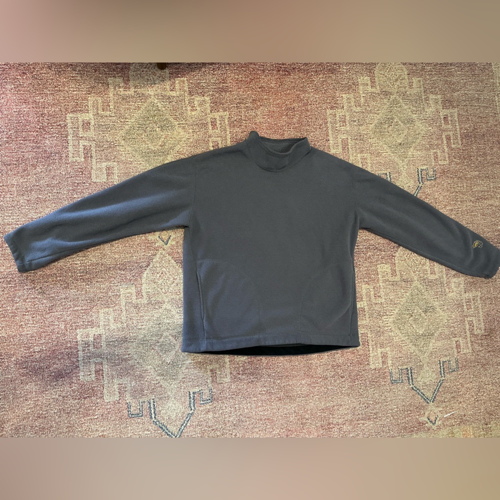 Mountain Hardwear Dark Gray Fleece Pullover Sweatshirt